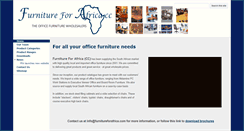 Desktop Screenshot of furnitureforafrica.com